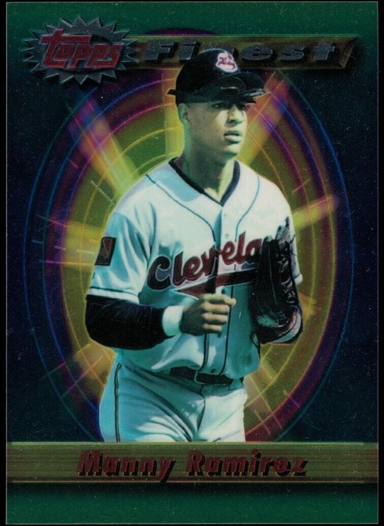 1994 Topps Finest Baseball Manny Ramirez #430 BGS 7.5