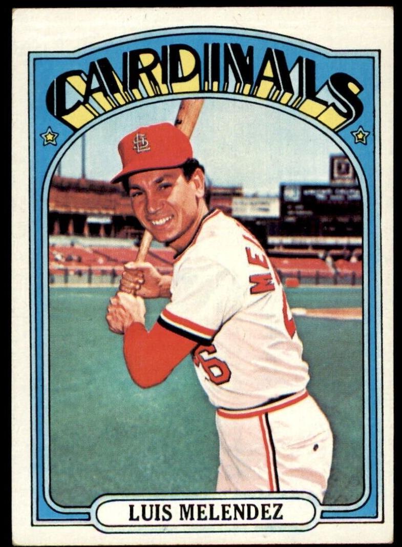 1972 Topps Baseball Luis Melendez #606