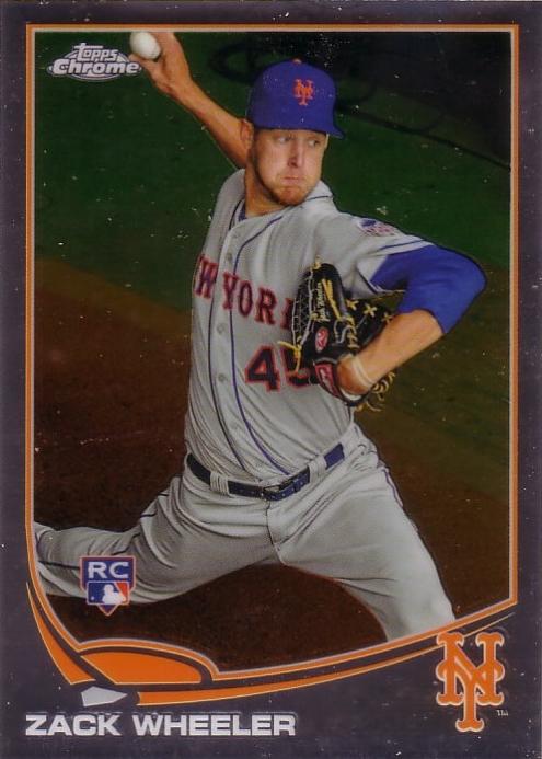 2013 Topps Chrome Baseball Zack Wheeler #180 PSA 9