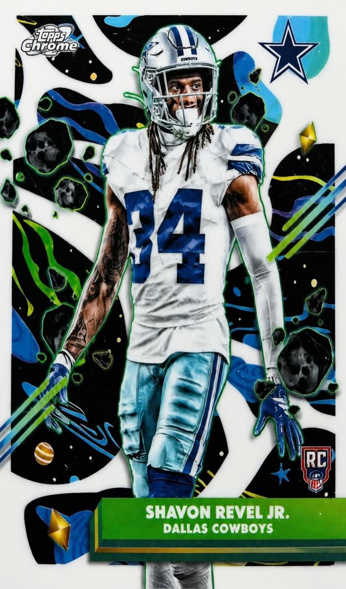 2025 Topps Cosmic Chrome Football White Hole Refractor Shavon Revel Jr. #130