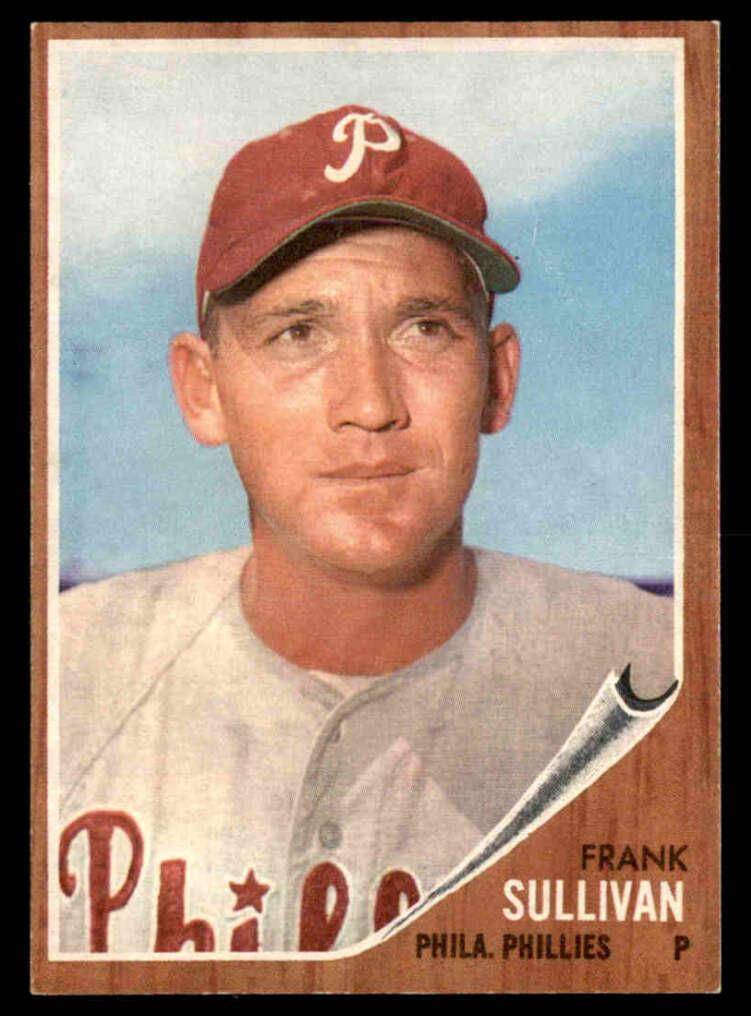 1962 Topps Baseball Frank Sullivan #352