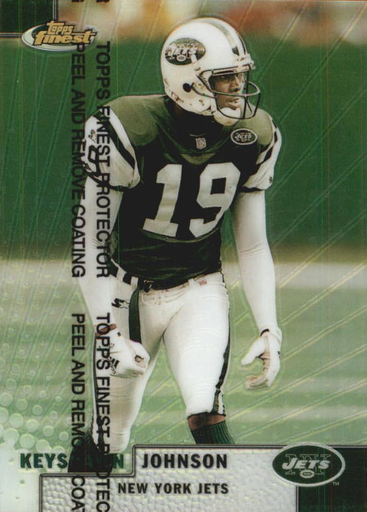 1999 Topps Finest Football Refractor Keyshawn Johnson #68