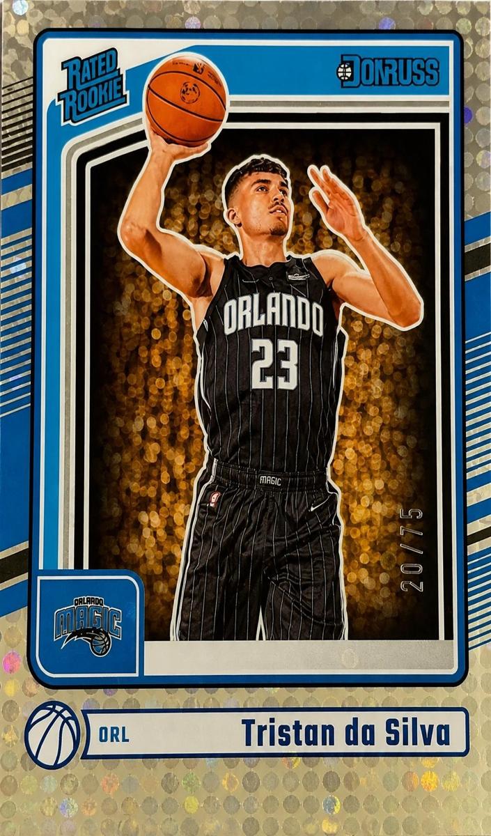 2024 Panini Donruss Basketball Blue Disco Tristan da Silva #203