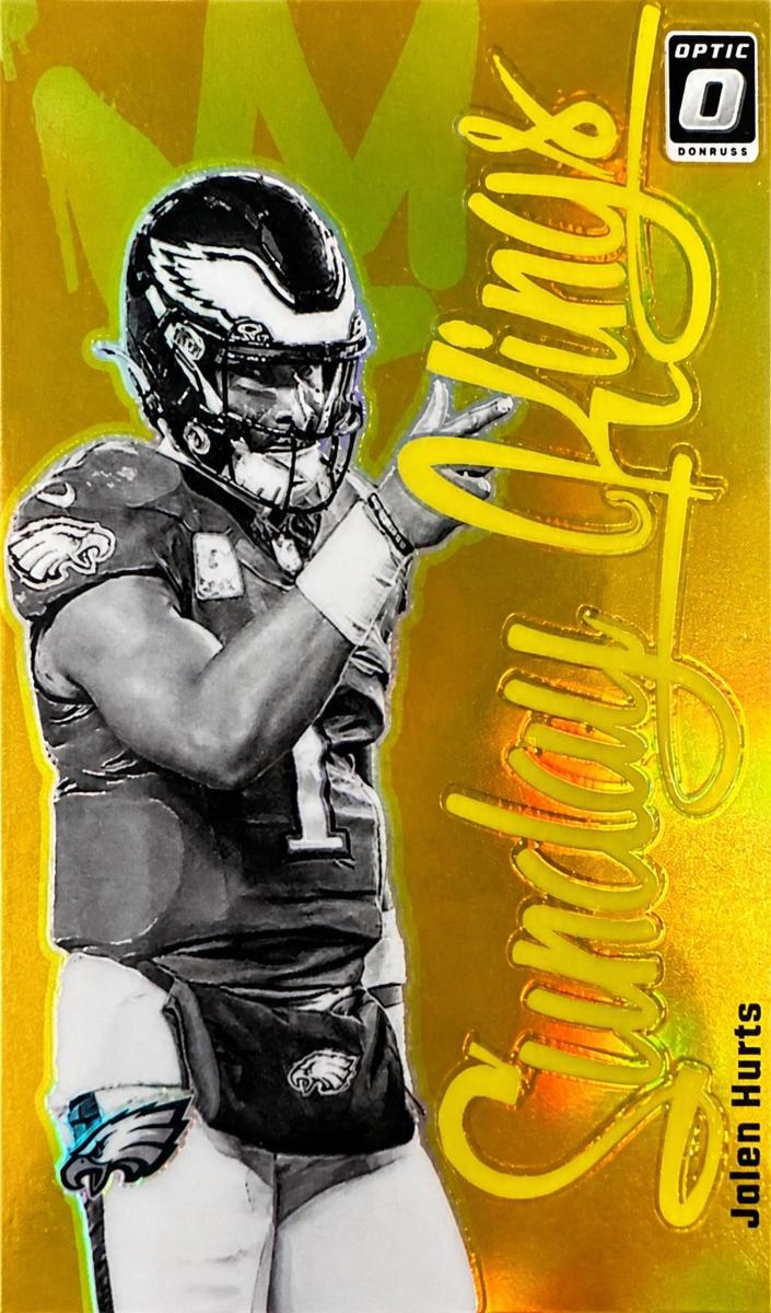 2024 Donruss Optic Football Gold Jalen Hurts #18