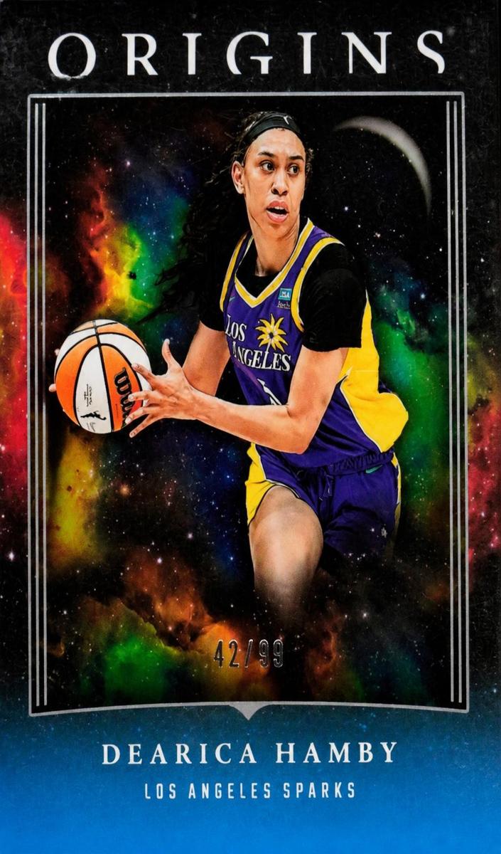2024 Panini Origins WNBA Basketball Teal Dearica Hamby #6