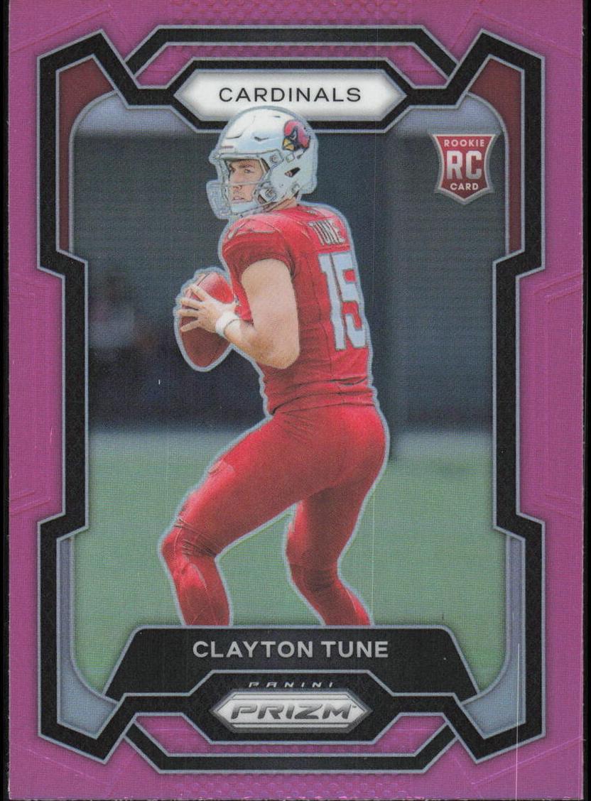 2023 Panini Prizm Football Pink Clayton Tune #302