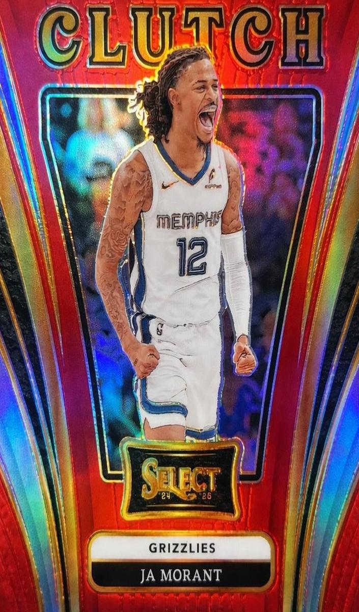 2024 Panini Select Basketball Red Ja Morant #17