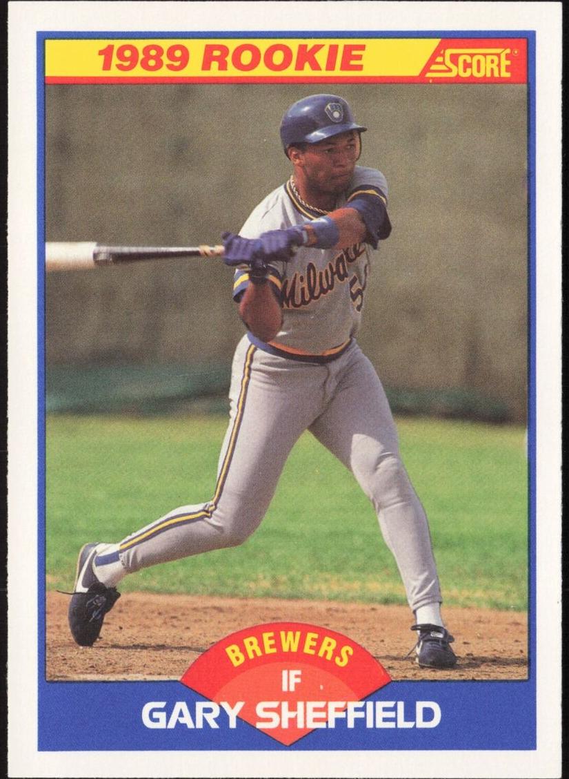1989 Score Baseball Gary Sheffield #625