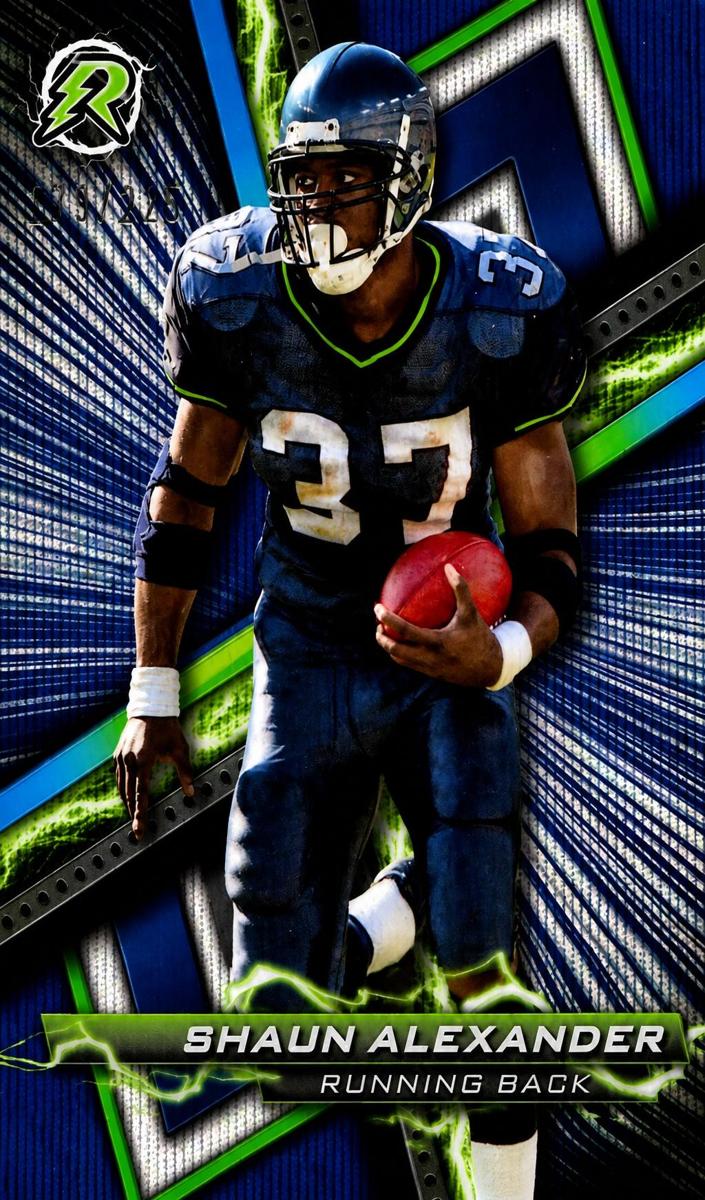 2023 Topps Composite Football Navy Surge Shaun Alexander #83