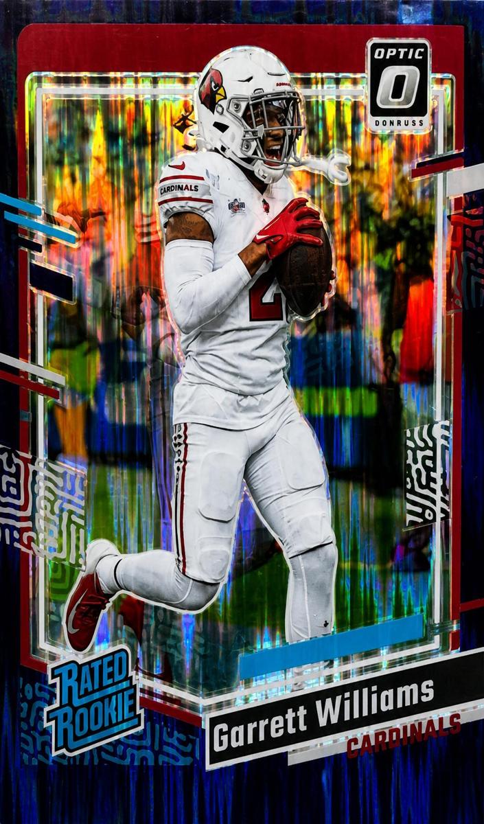2023 Donruss Optic Football Purple Shock Garrett Williams #203