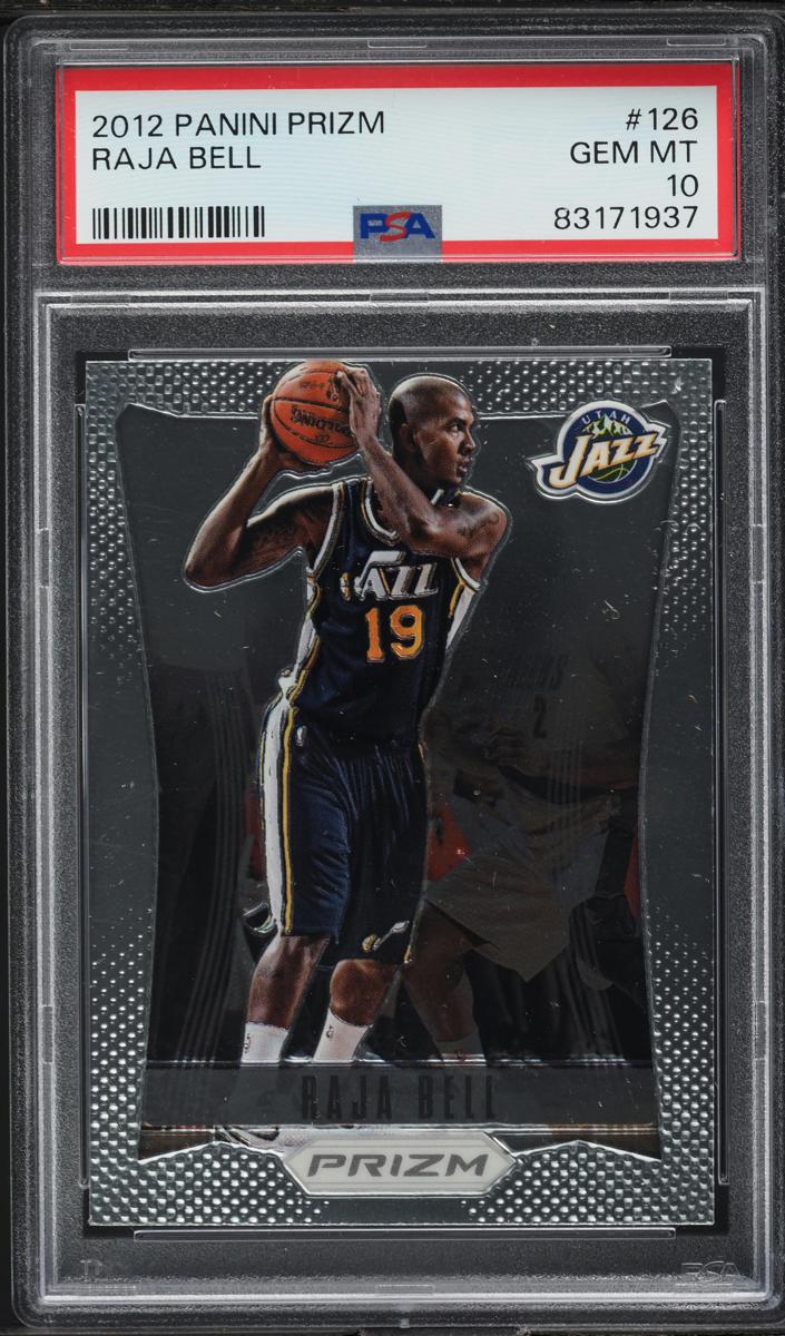 2012 Panini Prizm Basketball Raja Bell #126 PSA 9