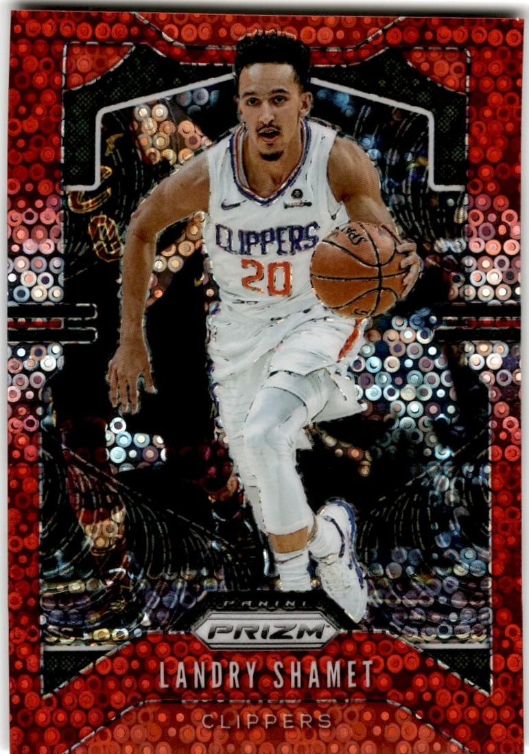 2019 Panini Prizm Basketball Fast Break Red Landry Shamet #125