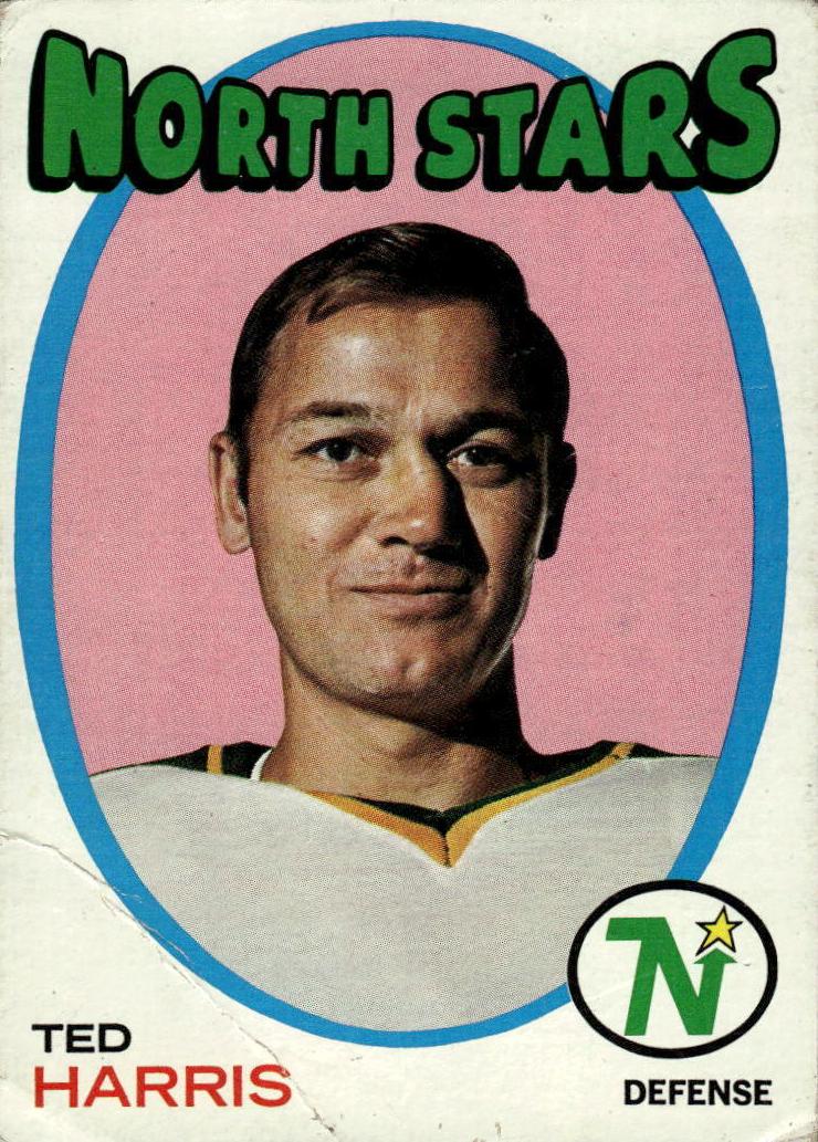 1971 Topps Hockey Ted Harris #32
