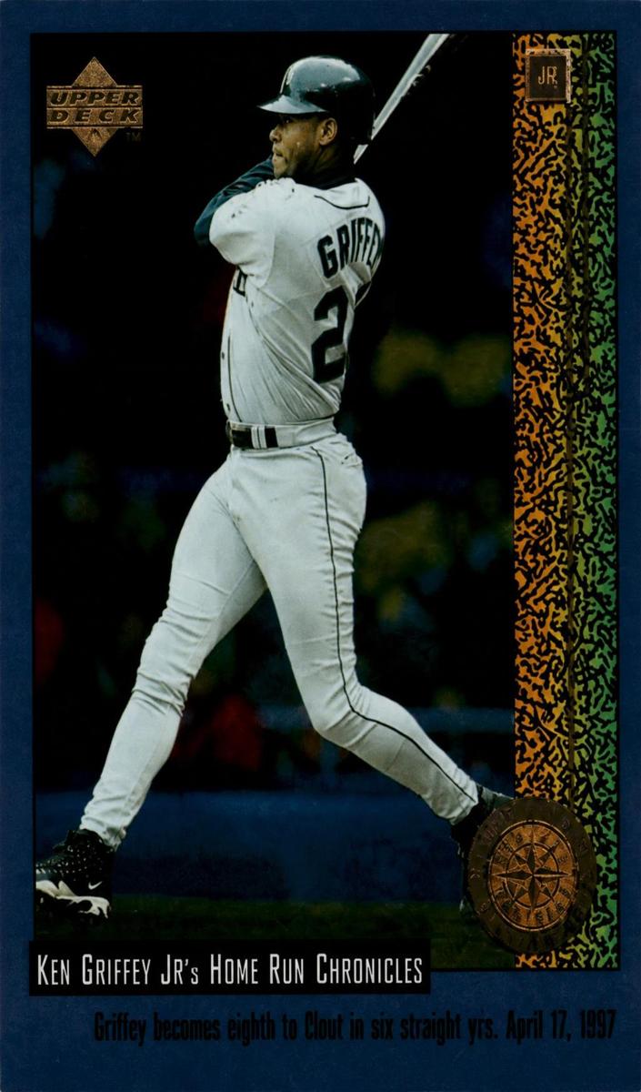 1998 Upper Deck Baseball Ken Griffey Jr. #8 PSA 8