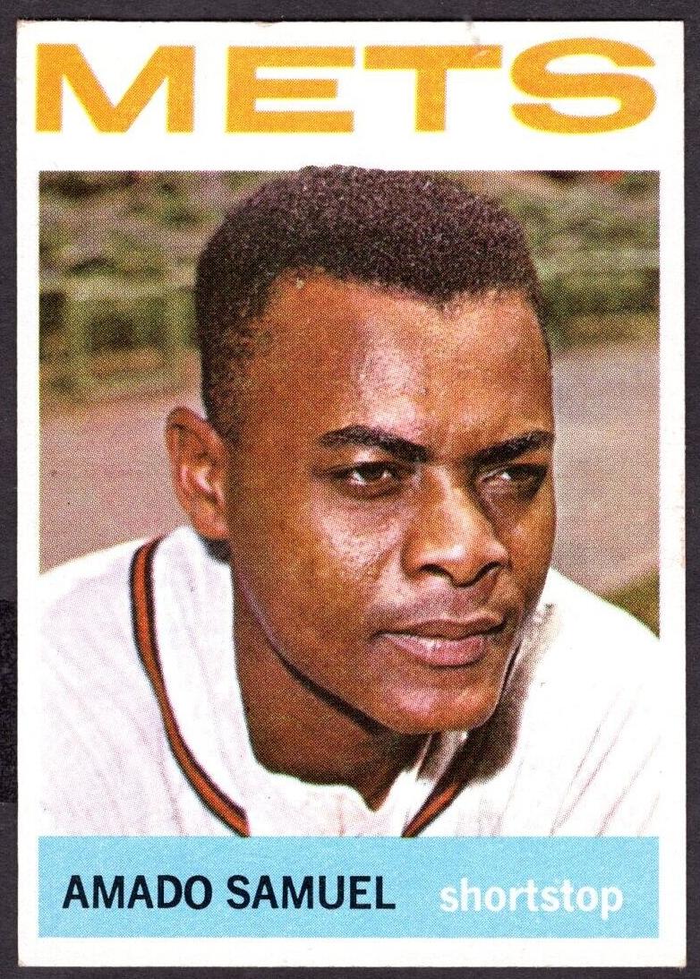 1964 Topps Baseball Amado Samuel #129 PSA 7
