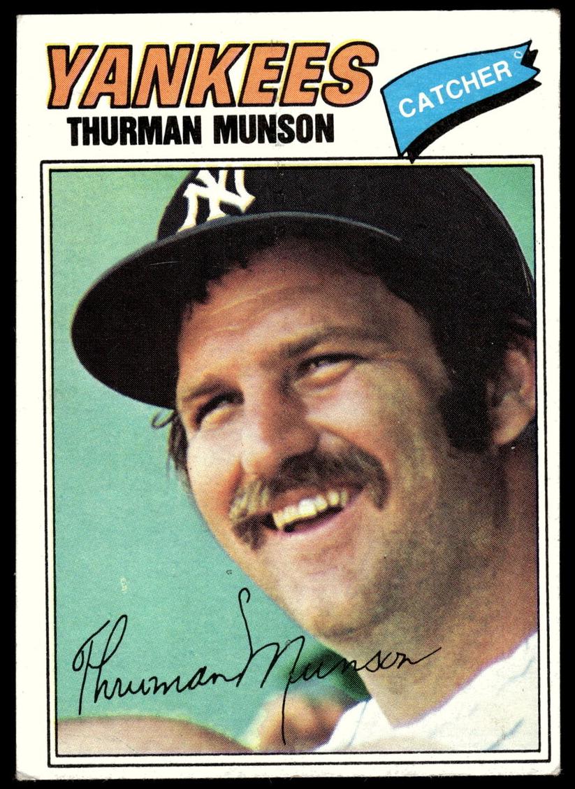 1977 Topps Burger King New York Yankees Baseball Thurman Munson #2