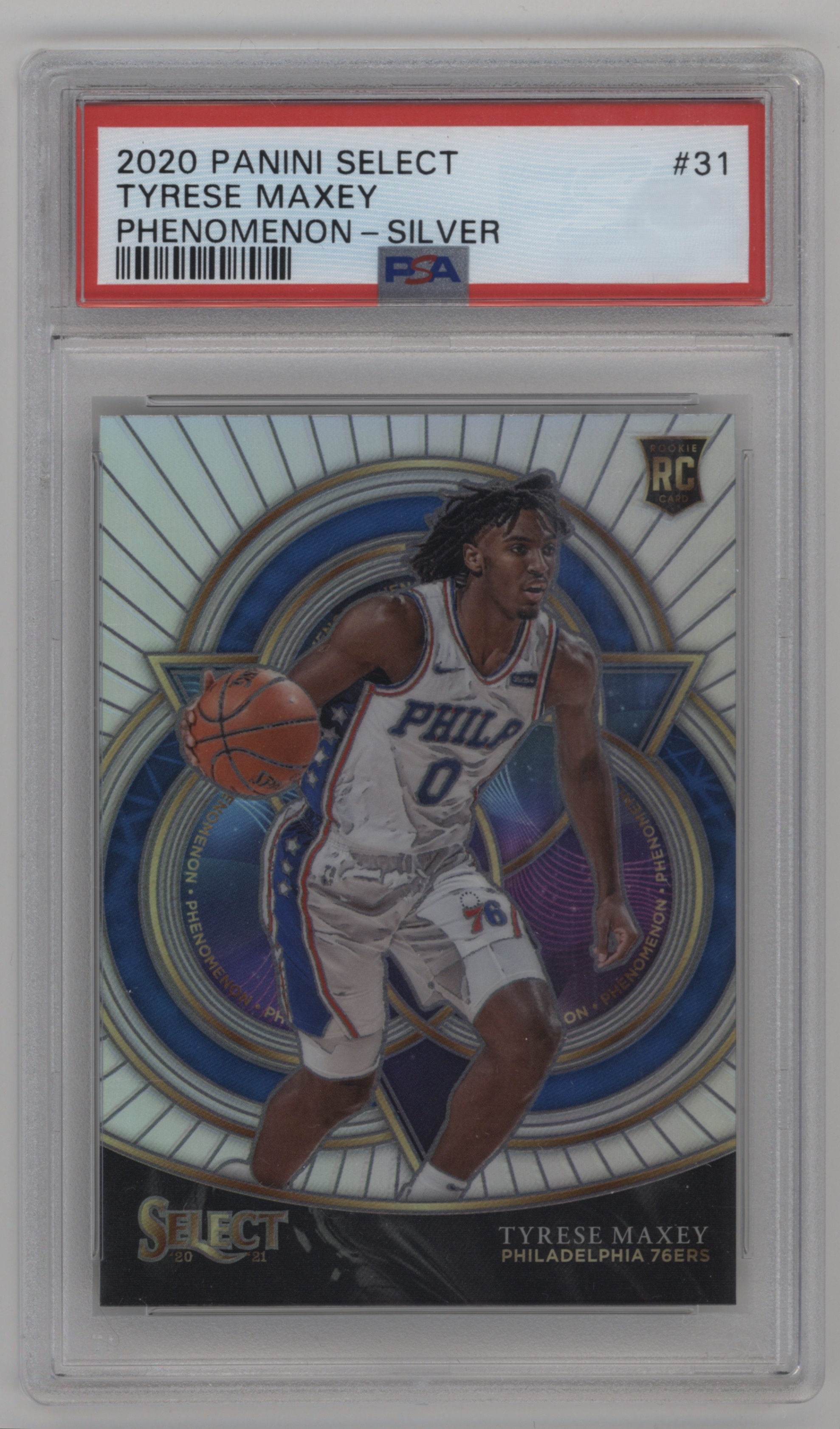 2020 Panini Select Basketball Silver Tyrese Maxey #31