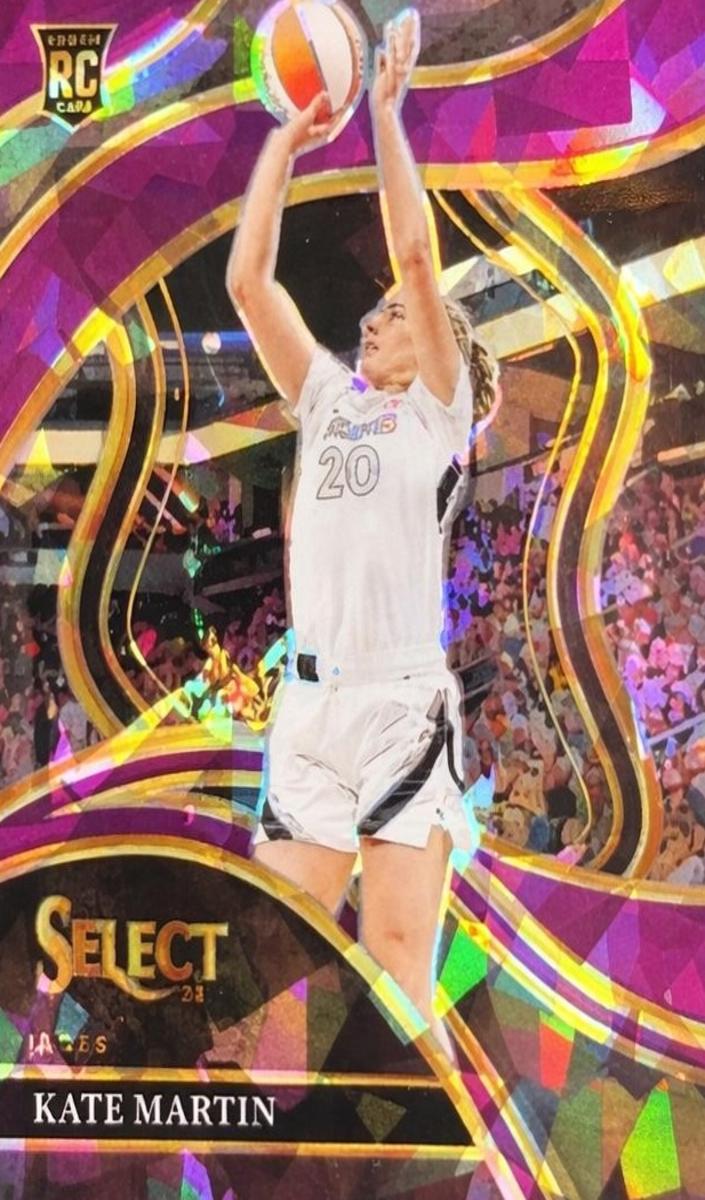 2024 Panini Select WNBA Basketball Purple Ice Kate Martin #209 PSA 9