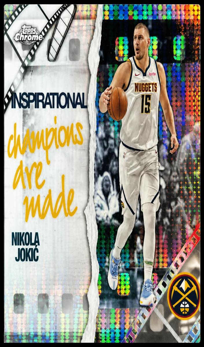 2025 Topps Chrome Basketball Pulsar Refractor Nikola Jokic #IP-8