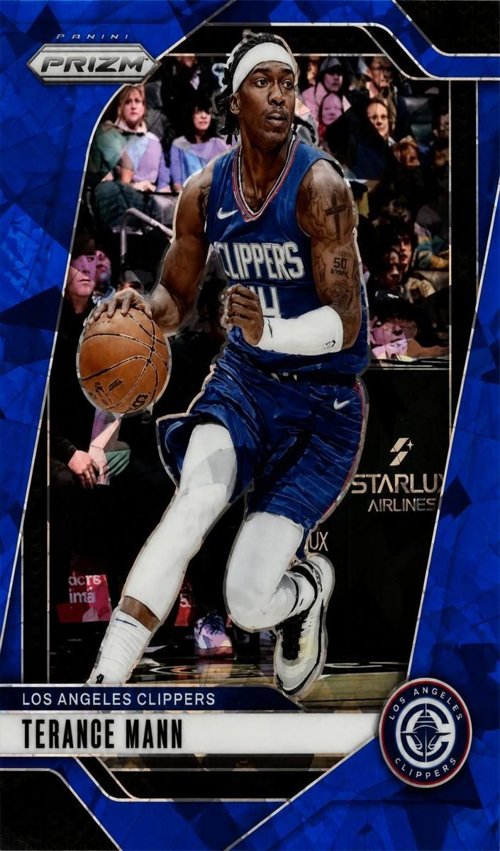 2024 Panini Prizm Basketball Blue Ice Terance Mann #69