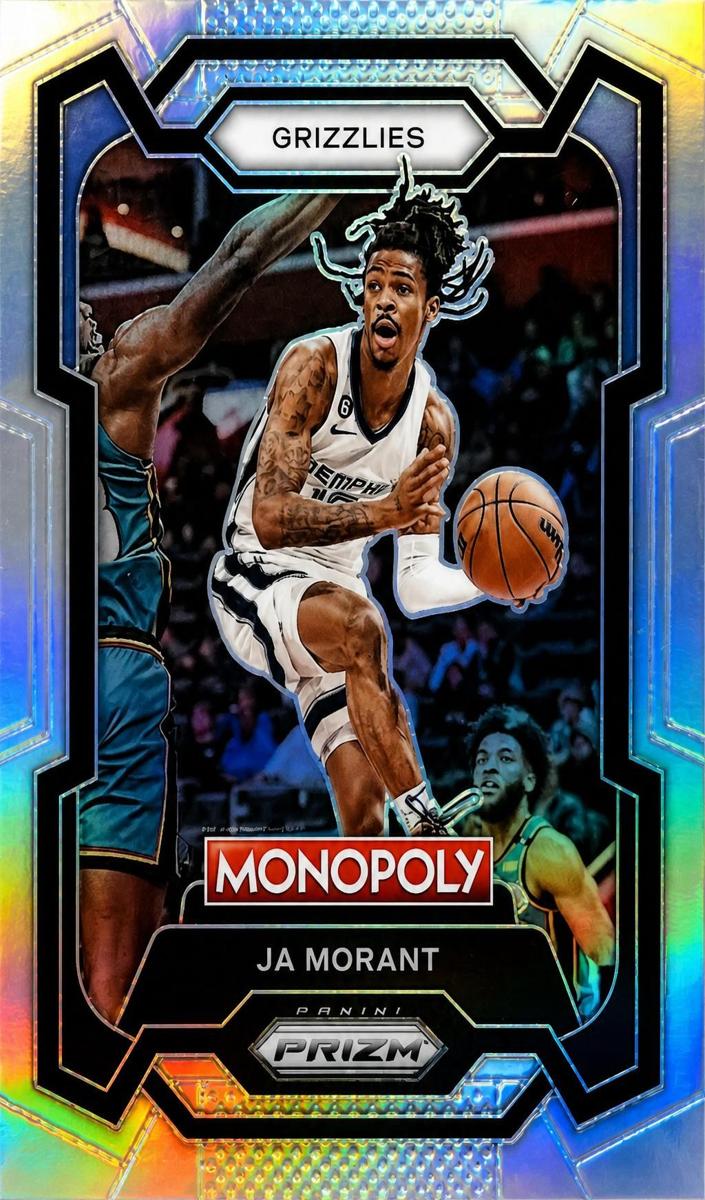 2023 Panini Prizm Monopoly Basketball Silver Ja Morant #44 PSA 9