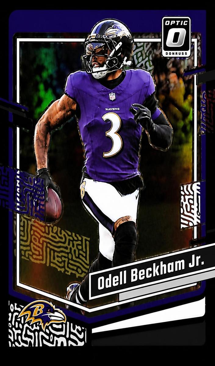 2023 Donruss Optic Football Purple Odell Beckham Jr. #16