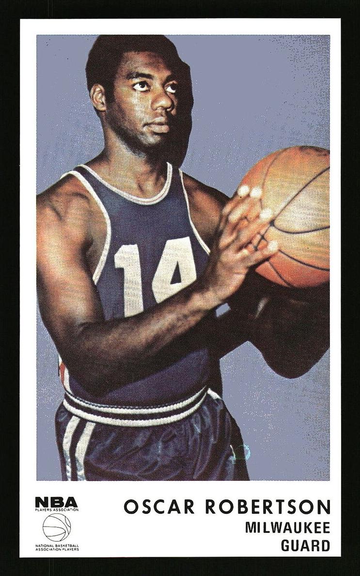 1972 Icee Bear Basketball Oscar Robertson #NNO PSA 8