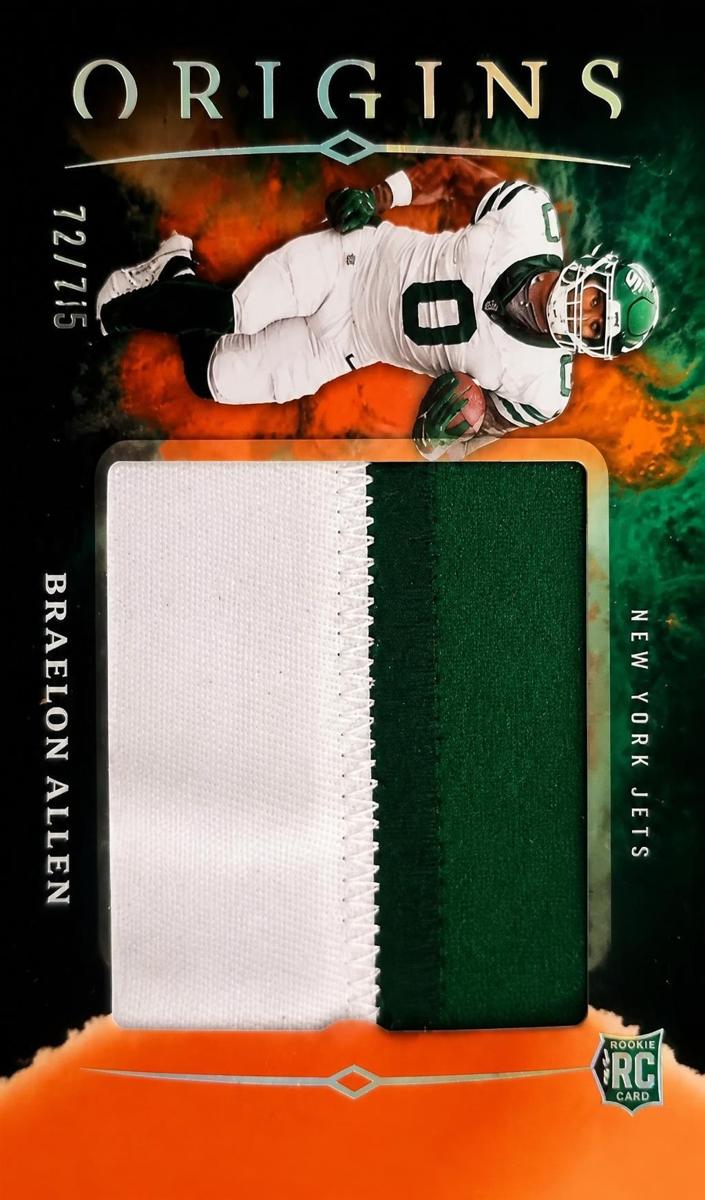2024 Panini Origins Football Orange Braelon Allen #RJJ-BAL