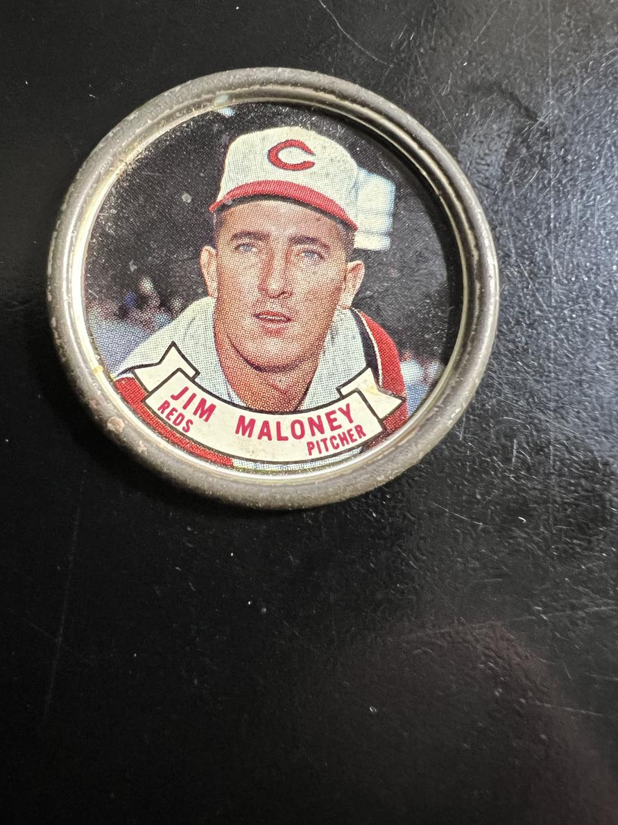 1964 Topps Coins Baseball Jim Maloney #60 PSA 6.5