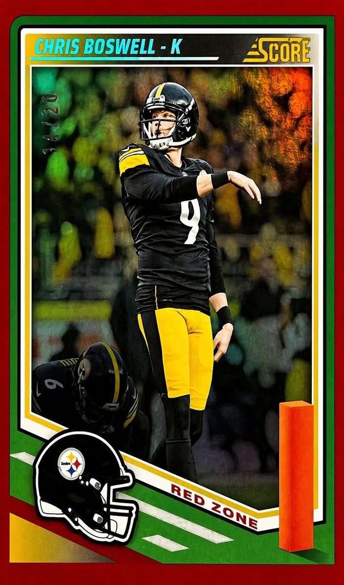 2025 Panini Score Football Red Zone Chris Boswell #179
