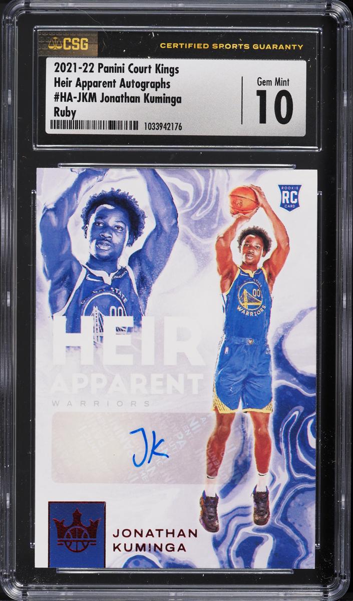 2021 Panini Court Kings Basketball Ruby Jonathan Kuminga #HA-JKM
