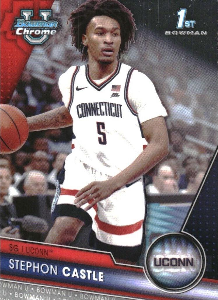 2023 Bowman Chrome University Basketball Stephon Castle #88