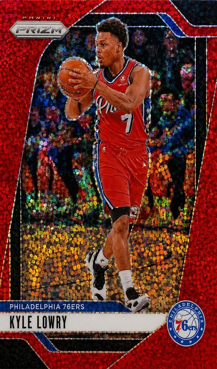 2024 Panini Prizm Basketball Red Sparkle Kyle Lowry #210