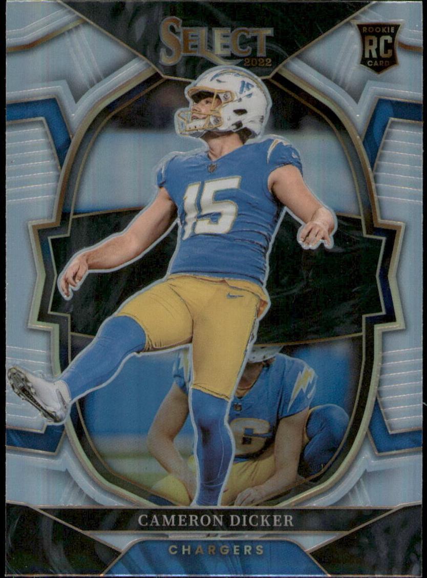 2022 Panini Select Football Silver Prizm Cameron Dicker #16