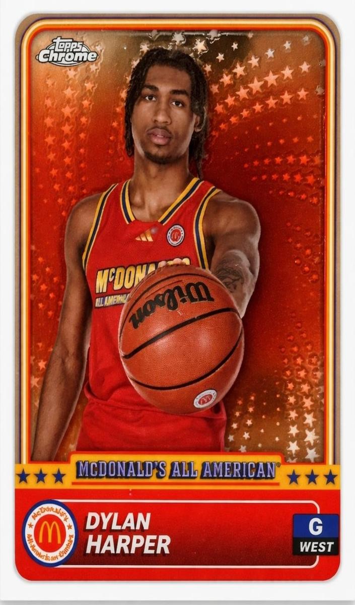 2024 Topps Chrome McDonald's All American Basketball Dylan Harper #88