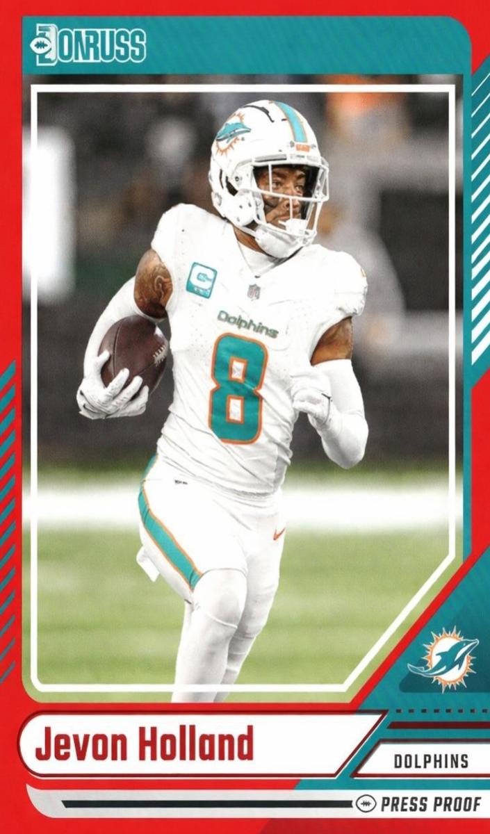 2024 Panini Donruss Football Press Proof Red Jevon Holland #208