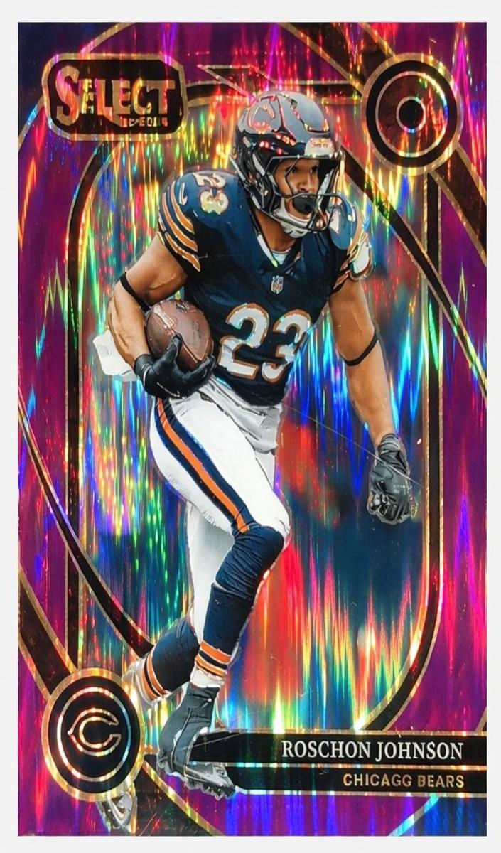 2024 Panini Select Football Purple Shock Roschon Johnson #291