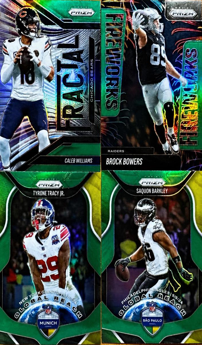 2025 Panini Prizm Football Green Brock Bowers #11