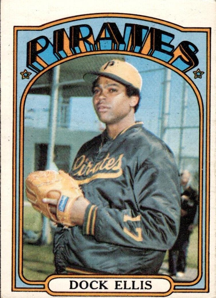 1972 O-Pee-Chee Baseball Dock Ellis #179 PSA 7.5