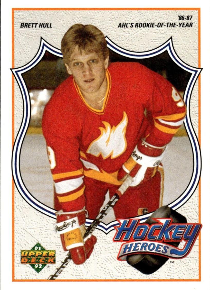 1991 Upper Deck Hockey Brett Hull #4 PSA 10