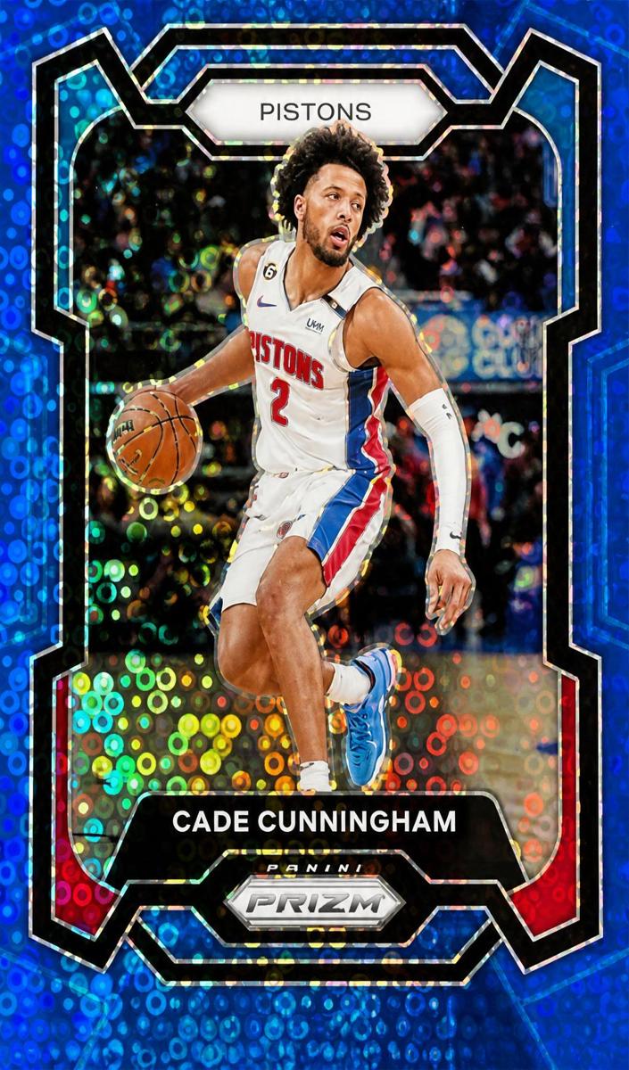 2023 Panini Prizm Basketball Fast Break Blue Cade Cunningham #11