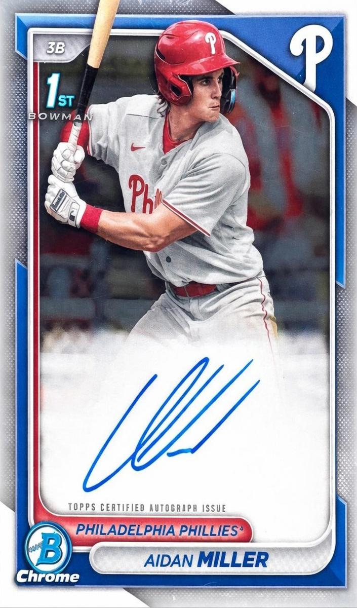 2024 Bowman Chrome Prospects Baseball Aidan Miller #CPA-AMI