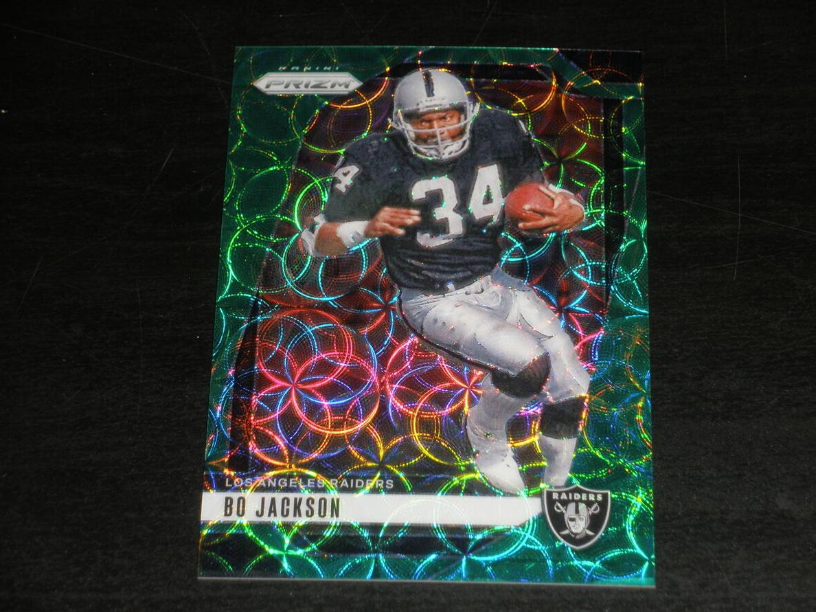 2024 Panini Prizm Football Green Scope Bo Jackson #154