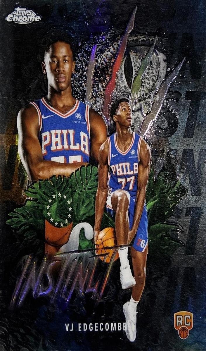 2025 Topps Chrome Basketball Refractor VJ Edgecombe #INS-13