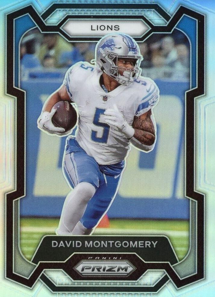 2023 Panini Prizm Football Silver David Montgomery #97 PSA 10