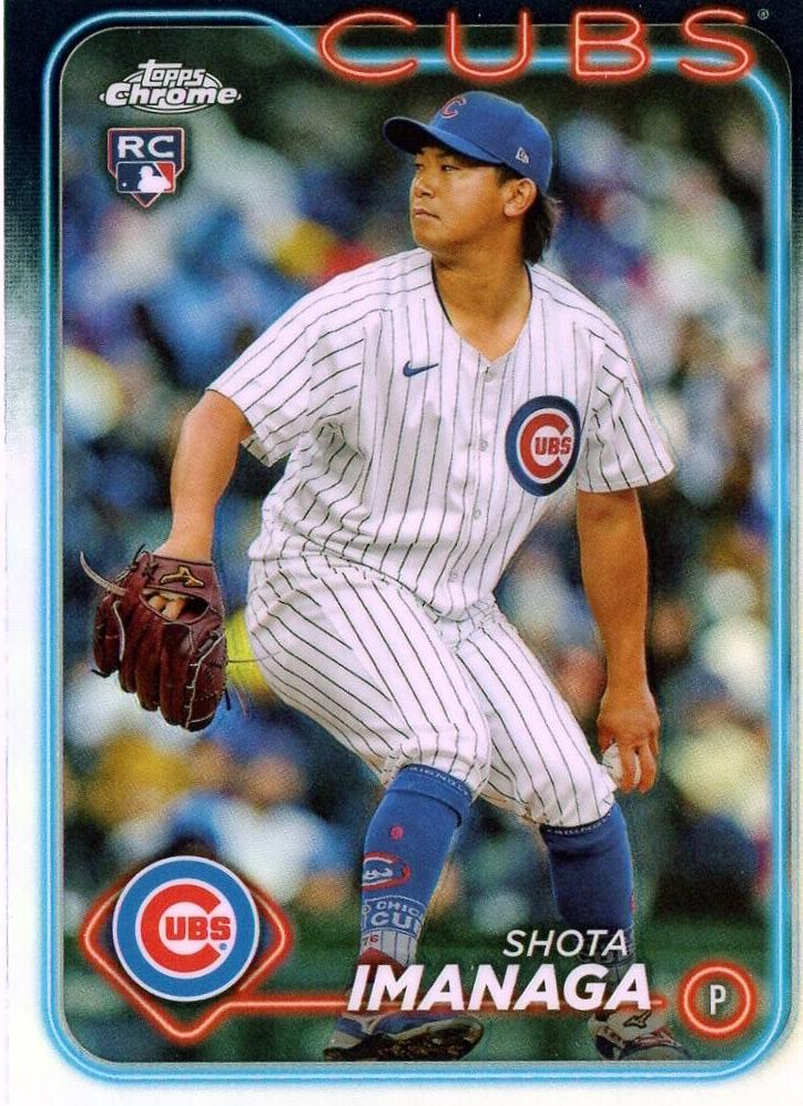 2024 Topps Chrome Baseball Refractor Shota Imanaga #121 PSA 9
