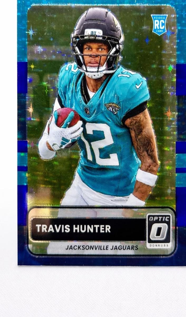 2025 Donruss Optic Football Purple Stars Travis Hunter #5
