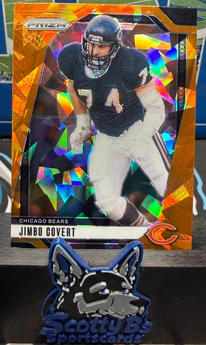2024 Panini Prizm Football Orange Ice Jimbo Covert #53
