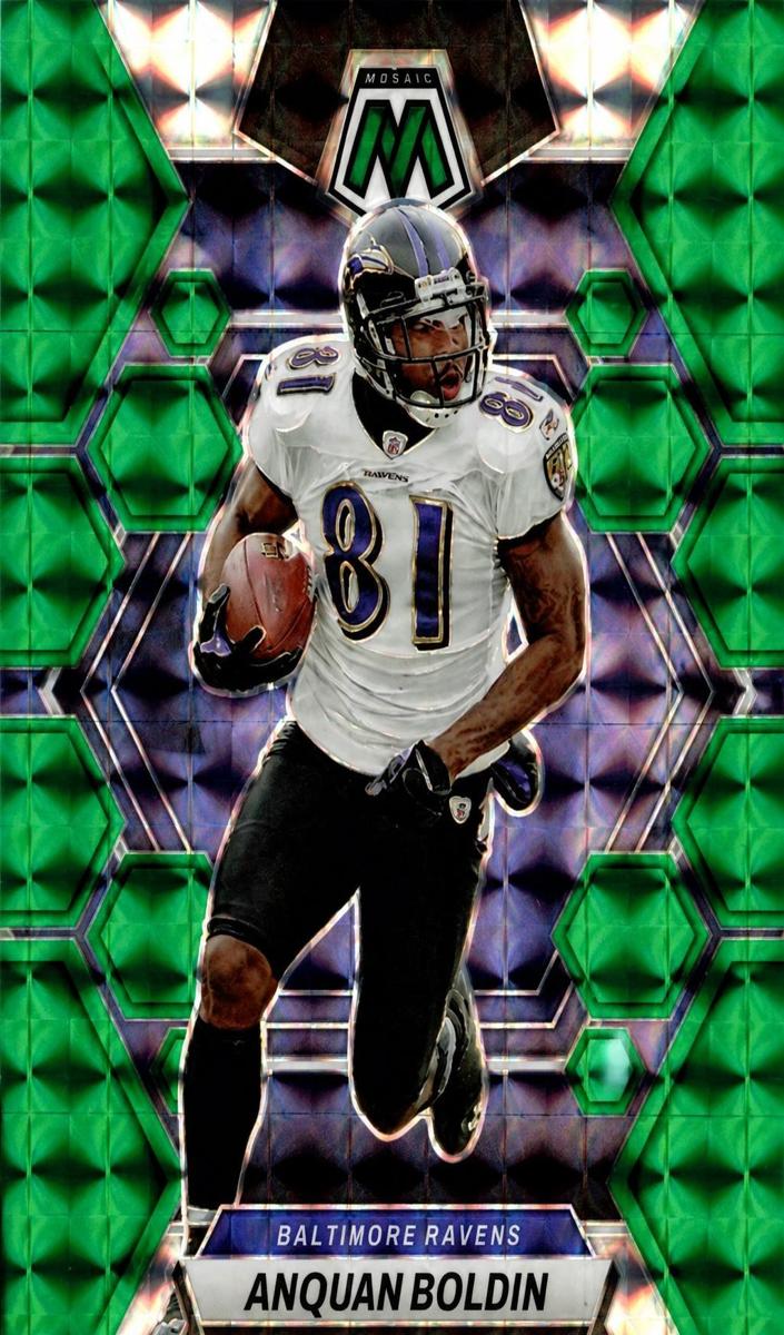 2023 Panini Mosaic Football Green Anquan Boldin #18