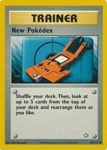 2000 Pokemon Neo Genesis New Pokedex #95